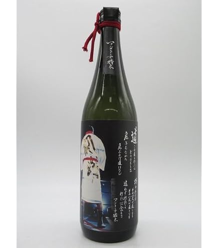 Amazon.co.jp: 常楽酒造 『燃える闘魂』 直筆デザイン白ラベル 箱入り